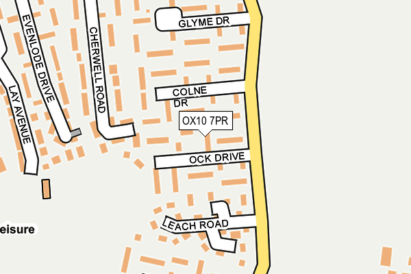 OX10 7PR map - OS OpenMap – Local (Ordnance Survey)