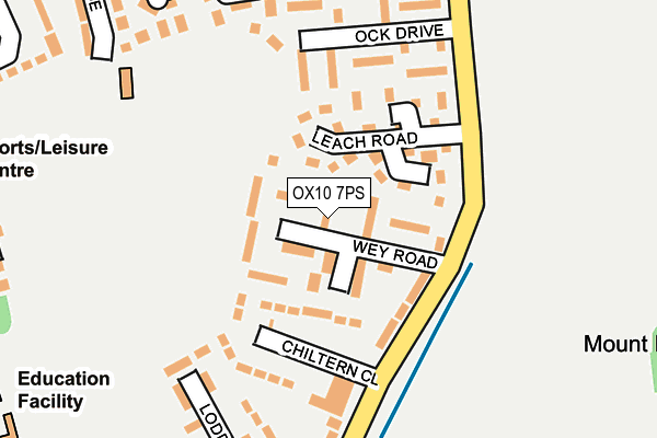 OX10 7PS map - OS OpenMap – Local (Ordnance Survey)