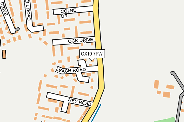 OX10 7PW map - OS OpenMap – Local (Ordnance Survey)