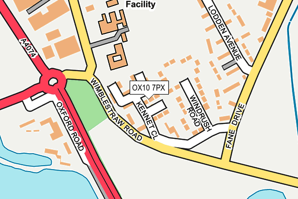 OX10 7PX map - OS OpenMap – Local (Ordnance Survey)