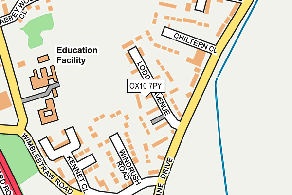 OX10 7PY map - OS OpenMap – Local (Ordnance Survey)