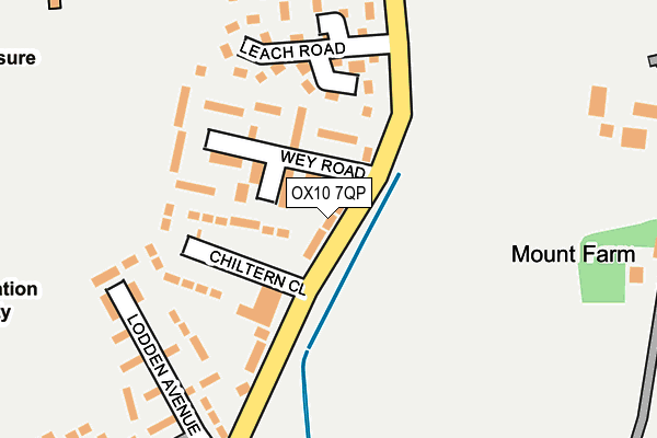 OX10 7QP map - OS OpenMap – Local (Ordnance Survey)