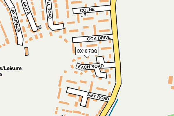 OX10 7QQ map - OS OpenMap – Local (Ordnance Survey)