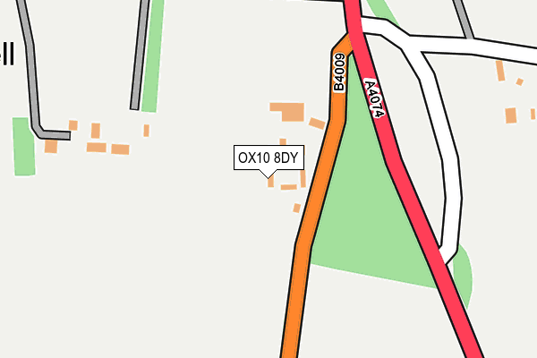 OX10 8DY map - OS OpenMap – Local (Ordnance Survey)