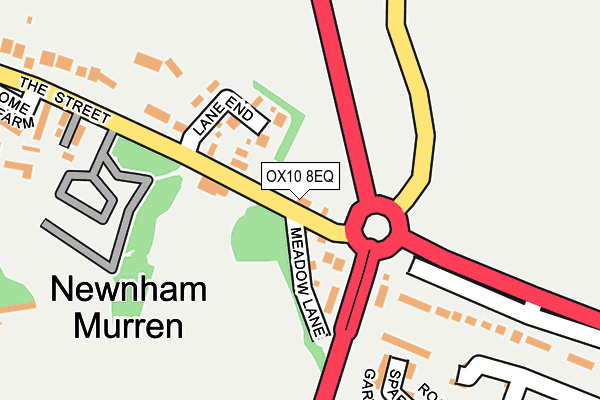 OX10 8EQ map - OS OpenMap – Local (Ordnance Survey)