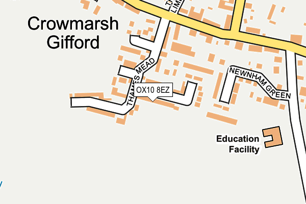 OX10 8EZ map - OS OpenMap – Local (Ordnance Survey)