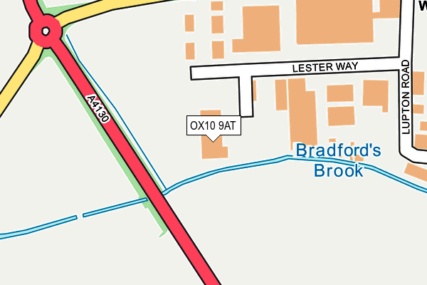 OX10 9AT map - OS OpenMap – Local (Ordnance Survey)