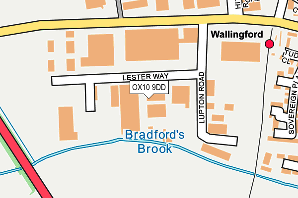 Map of HAYNES BROS(WALLINGFORD)LIMITED at local scale