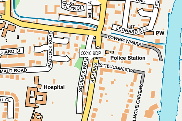 OX10 9DP map - OS OpenMap – Local (Ordnance Survey)