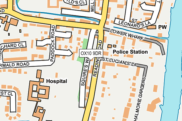 OX10 9DR map - OS OpenMap – Local (Ordnance Survey)