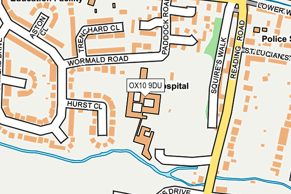 OX10 9DU map - OS OpenMap – Local (Ordnance Survey)