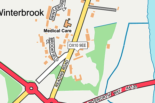 OX10 9EE map - OS OpenMap – Local (Ordnance Survey)