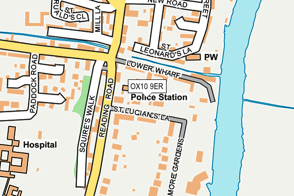 OX10 9ER map - OS OpenMap – Local (Ordnance Survey)