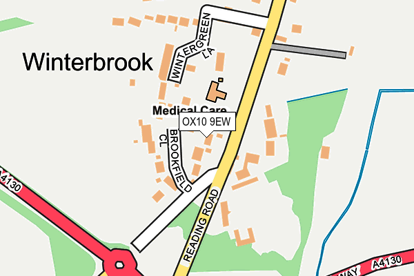 OX10 9EW map - OS OpenMap – Local (Ordnance Survey)