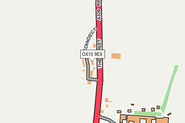 OX10 9EX map - OS OpenMap – Local (Ordnance Survey)