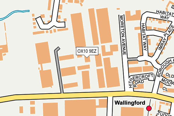 OX10 9EZ map - OS OpenMap – Local (Ordnance Survey)