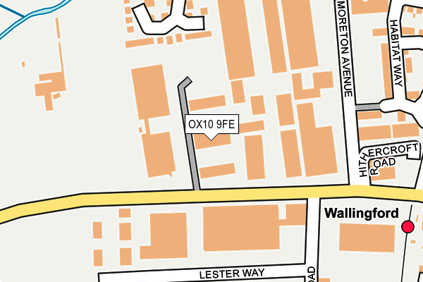 OX10 9FE map - OS OpenMap – Local (Ordnance Survey)