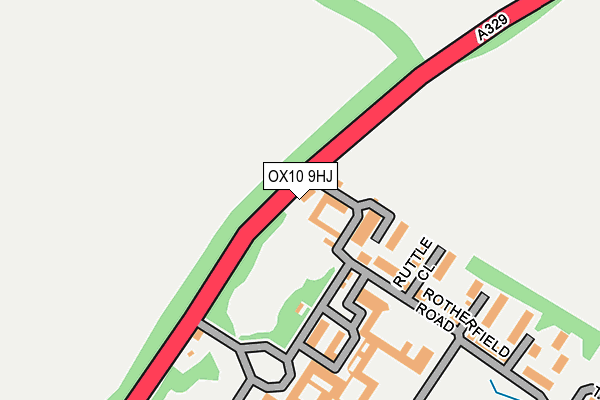 OX10 9HJ map - OS OpenMap – Local (Ordnance Survey)