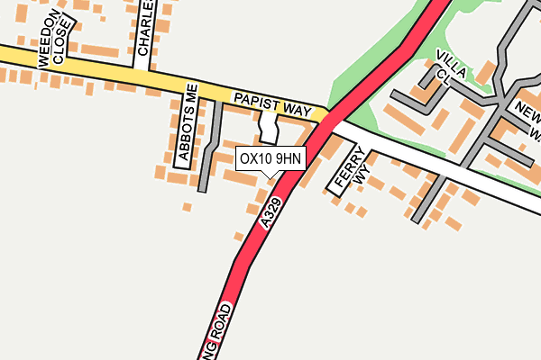 OX10 9HN map - OS OpenMap – Local (Ordnance Survey)