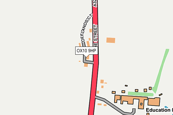 OX10 9HP map - OS OpenMap – Local (Ordnance Survey)