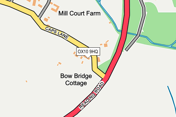 OX10 9HQ map - OS OpenMap – Local (Ordnance Survey)