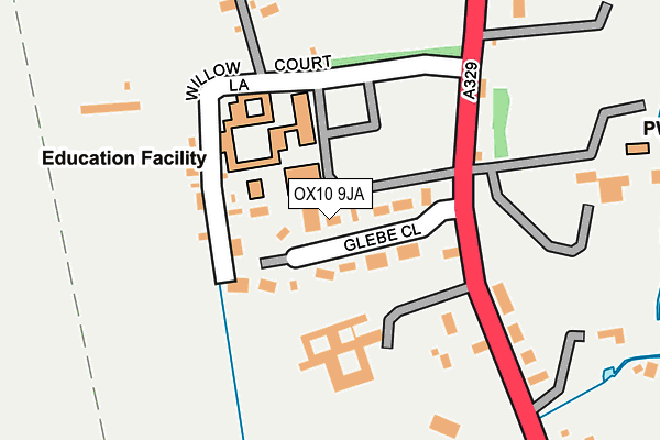 OX10 9JA map - OS OpenMap – Local (Ordnance Survey)