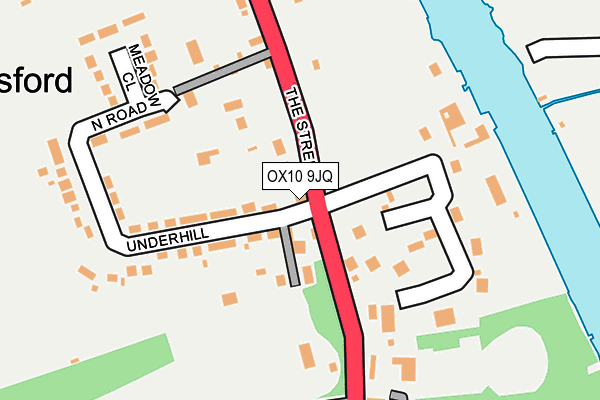 OX10 9JQ map - OS OpenMap – Local (Ordnance Survey)