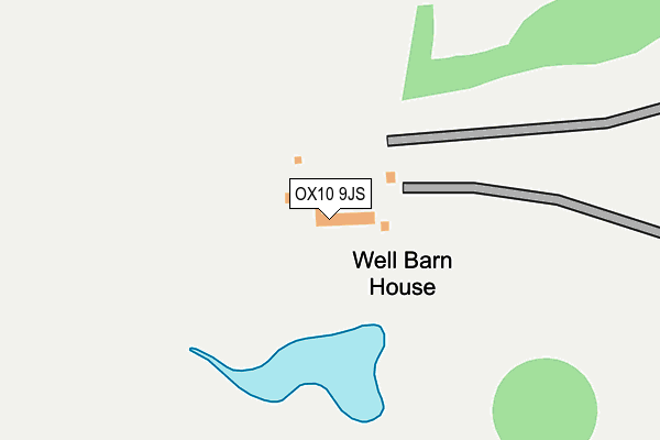 OX10 9JS map - OS OpenMap – Local (Ordnance Survey)