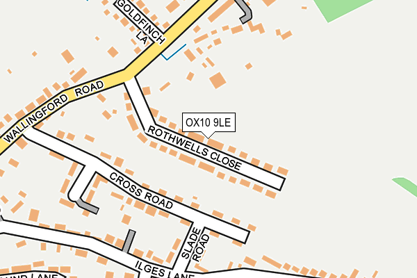 OX10 9LE map - OS OpenMap – Local (Ordnance Survey)