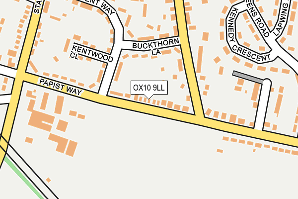 OX10 9LL map - OS OpenMap – Local (Ordnance Survey)
