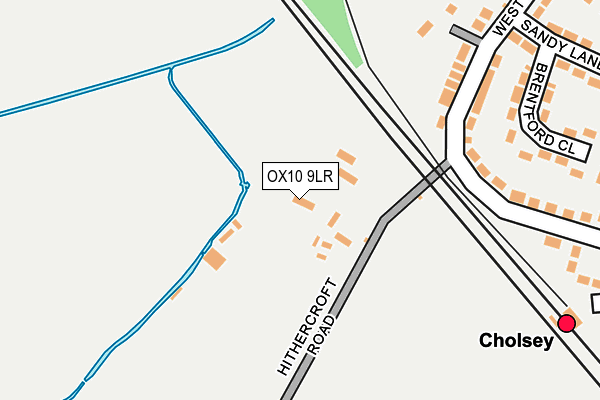 OX10 9LR map - OS OpenMap – Local (Ordnance Survey)