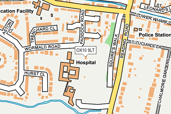 OX10 9LT map - OS OpenMap – Local (Ordnance Survey)