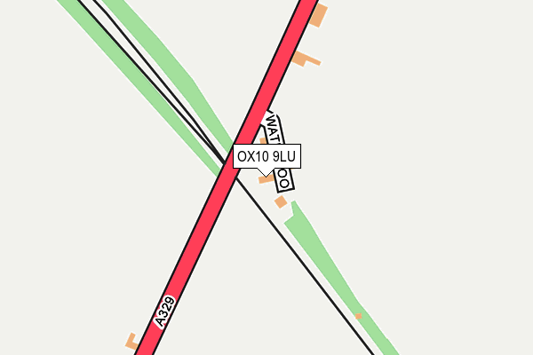 OX10 9LU map - OS OpenMap – Local (Ordnance Survey)