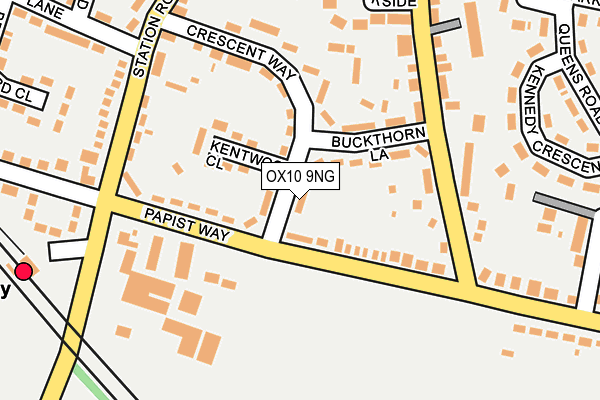 OX10 9NG map - OS OpenMap – Local (Ordnance Survey)