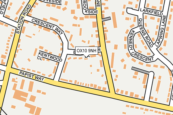 OX10 9NH map - OS OpenMap – Local (Ordnance Survey)