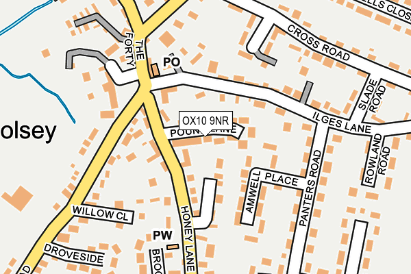 OX10 9NR map - OS OpenMap – Local (Ordnance Survey)