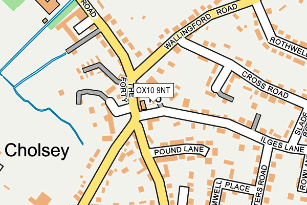 OX10 9NT map - OS OpenMap – Local (Ordnance Survey)