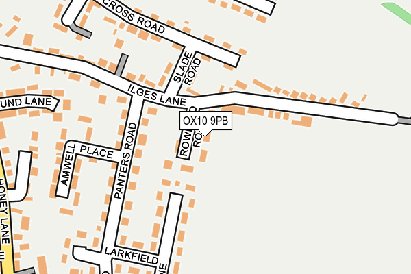 OX10 9PB map - OS OpenMap – Local (Ordnance Survey)