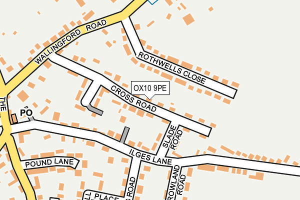 OX10 9PE map - OS OpenMap – Local (Ordnance Survey)