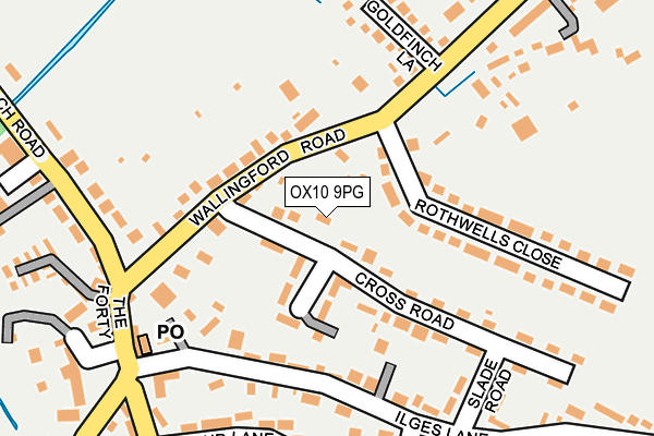 OX10 9PG map - OS OpenMap – Local (Ordnance Survey)