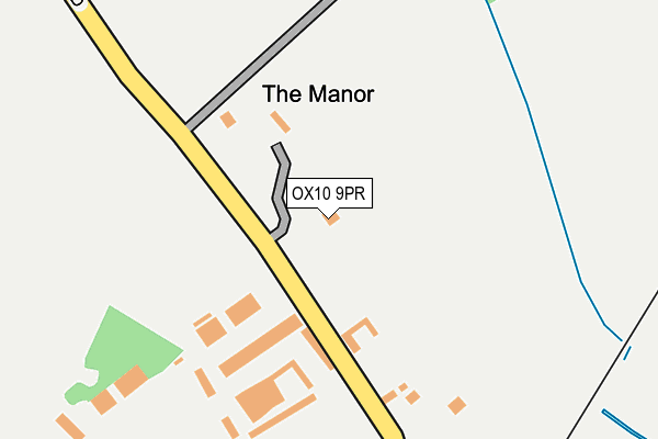 OX10 9PR map - OS OpenMap – Local (Ordnance Survey)