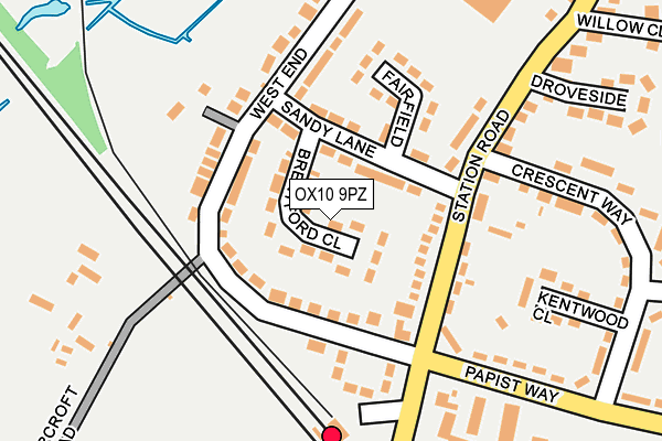 OX10 9PZ map - OS OpenMap – Local (Ordnance Survey)