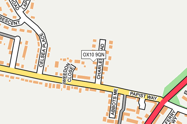 OX10 9QN map - OS OpenMap – Local (Ordnance Survey)