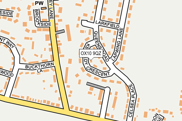 OX10 9QZ map - OS OpenMap – Local (Ordnance Survey)