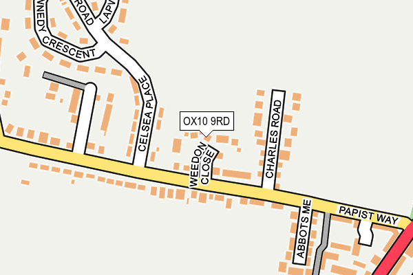 OX10 9RD map - OS OpenMap – Local (Ordnance Survey)