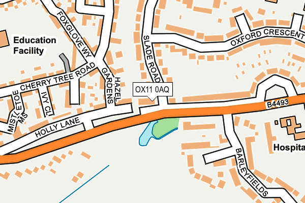 OX11 0AQ map - OS OpenMap – Local (Ordnance Survey)