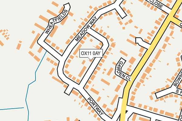 OX11 0AY map - OS OpenMap – Local (Ordnance Survey)