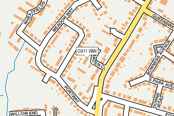 OX11 0BN map - OS OpenMap – Local (Ordnance Survey)
