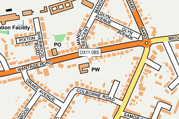 OX11 0BS map - OS OpenMap – Local (Ordnance Survey)