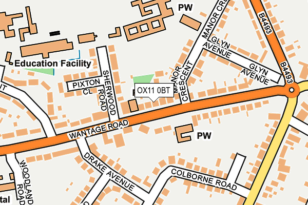 OX11 0BT map - OS OpenMap – Local (Ordnance Survey)